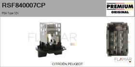 PSA RSF840007CP - RESISTENCIAS VENTILADOR CALEFACCION