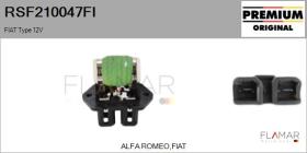 FIAT RSF210047FI - RESISTENCIAS VENTILADOR CALEFACCION