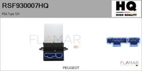 HQ RSF930007HQ - RESISTENCIAS VENTILADOR CALEFACCION