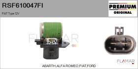 FIAT RSF610047FI - RESISTENCIAS VENTILADOR CALEFACCION