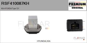 HYUNDAI-KIA RSF410087KH - RESISTENCIAS VENTILADOR CALEFACCION