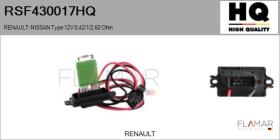 HQ RSF430017HQ - RESISTENCIAS VENTILADOR CALEFACCION