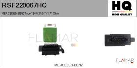 HQ RSF220067HQ - RESISTENCIAS VENTILADOR CALEFACCION