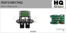 HQ RSF510017HQ - RESISTENCIAS VENTILADOR CALEFACCION