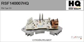 HQ RSF140007HQ - RESISTENCIAS VENTILADOR CALEFACCION