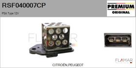 PSA RSF040007CP - RESISTENCIAS VENTILADOR CALEFACCION