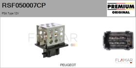 PSA RSF050007CP - RESISTENCIAS VENTILADOR CALEFACCION