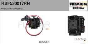 RENAULT NISSAN RSF520017RN - RESISTENCIAS VENTILADOR CALEFACCION