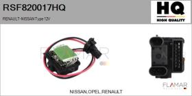 HQ RSF820017HQ - RESISTENCIAS VENTILADOR CALEFACCION