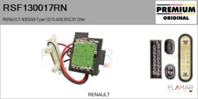 RENAULT NISSAN RSF130017RN - RESISTENCIAS VENTILADOR CALEFACCION