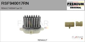 RENAULT NISSAN RSF940017RN - RESISTENCIAS VENTILADOR CALEFACCION