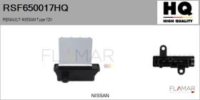 HQ RSF650017HQ - RESISTENCIAS VENTILADOR CALEFACCION