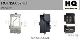 HQ RSF120057HQ - RESISTENCIAS VENTILADOR CALEFACCION