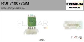 GM RSF710077GM - RESISTENCIAS VENTILADOR CALEFACCION