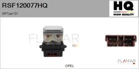 HQ RSF120077HQ - RESISTENCIAS VENTILADOR CALEFACCION