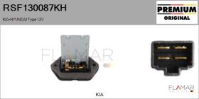 HYUNDAI-KIA RSF130087KH - RESISTENCIAS VENTILADOR CALEFACCION