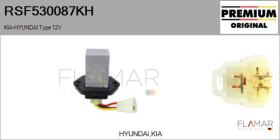 HYUNDAI-KIA RSF530087KH - RESISTENCIAS VENTILADOR CALEFACCION