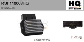 HQ RSF110068HQ - RESISTENCIAS VENTILADOR CALEFACCION