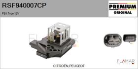 PSA RSF940007CP - RESISTENCIAS VENTILADOR CALEFACCION