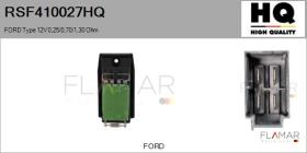 HQ RSF410027HQ - RESISTENCIAS VENTILADOR CALEFACCION