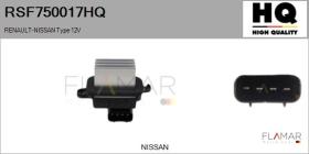 HQ RSF750017HQ - RESISTENCIAS VENTILADOR CALEFACCION