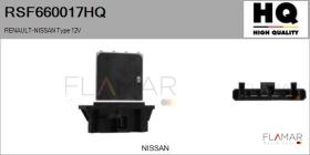 HQ RSF660017HQ - RESISTENCIAS VENTILADOR CALEFACCION
