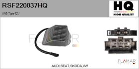 HQ RSF220037HQ - RESISTENCIAS VENTILADOR CALEFACCION