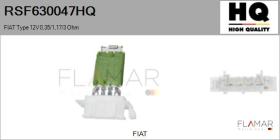 HQ RSF630047HQ - RESISTENCIAS VENTILADOR CALEFACCION
