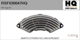 HQ RSF030047HQ - RESISTENCIAS VENTILADOR CALEFACCION