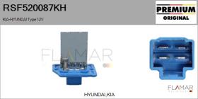 HYUNDAI-KIA RSF520087KH - RESISTENCIAS VENTILADOR CALEFACCION