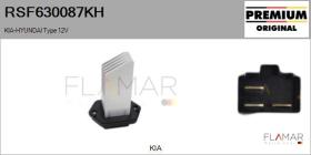 HYUNDAI-KIA RSF630087KH - RESISTENCIAS VENTILADOR CALEFACCION