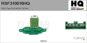 HQ RSF310016HQ - RESISTENCIAS VENTILADOR CALEFACCION