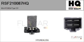 HQ RSF210087HQ - RESISTENCIAS VENTILADOR CALEFACCION