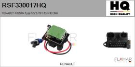 HQ RSF330017HQ - RESISTENCIAS VENTILADOR CALEFACCION