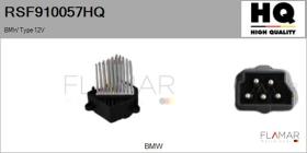 HQ RSF910057HQ - RESISTENCIAS VENTILADOR CALEFACCION