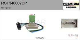 PSA RSF340007CP - RESISTENCIAS VENTILADOR CALEFACCION
