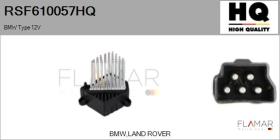 HQ RSF610057HQ - RESISTENCIAS VENTILADOR CALEFACCION