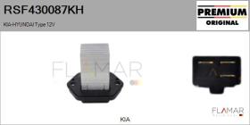 HYUNDAI-KIA RSF430087KH - RESISTENCIAS VENTILADOR CALEFACCION