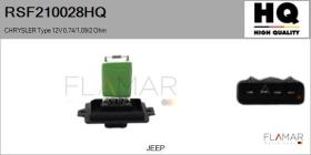 HQ RSF210028HQ - RESISTENCIAS VENTILADOR CALEFACCION