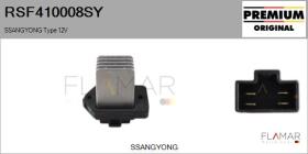 SSANGYONG RSF410008SY - RESISTENCIAS VENTILADOR CALEFACCION