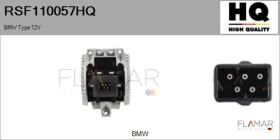 HQ RSF110057HQ - RESISTENCIAS VENTILADOR CALEFACCION
