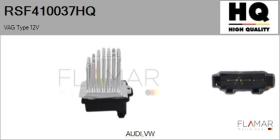 HQ RSF410037HQ - RESISTENCIAS VENTILADOR CALEFACCION