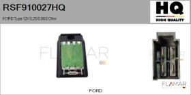 HQ RSF910027HQ - RESISTENCIAS VENTILADOR CALEFACCION