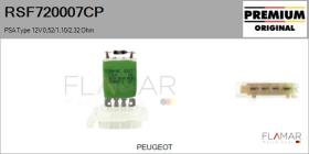 PSA RSF720007CP - RESISTENCIAS VENTILADOR CALEFACCION