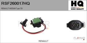 HQ RSF260017HQ - RESISTENCIAS VENTILADOR CALEFACCION