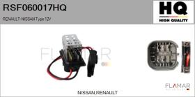 HQ RSF060017HQ - RESISTENCIAS VENTILADOR CALEFACCION