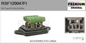 FIAT RSF120047FI - RESISTENCIAS VENTILADOR CALEFACCION