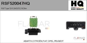HQ RSF520047HQ - RESISTENCIAS VENTILADOR CALEFACCION