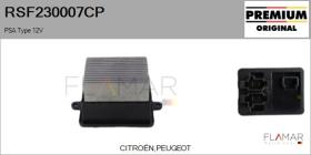 PSA RSF230007CP - RESISTENCIAS VENTILADOR CALEFACCION