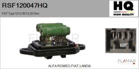 HQ RSF120047HQ - RESISTENCIAS VENTILADOR CALEFACCION